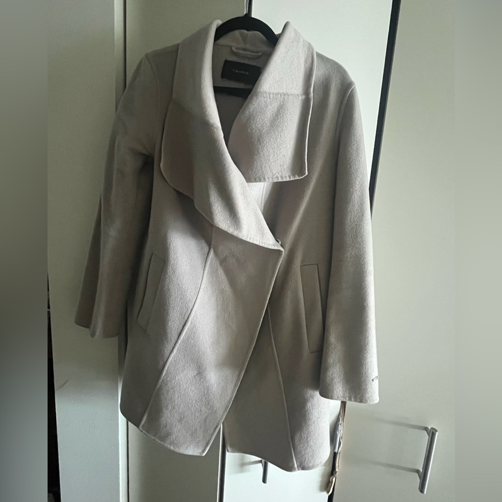 Tahari Nicky Double Face Wool Blend Oversize Coat - Picture 7 of 7